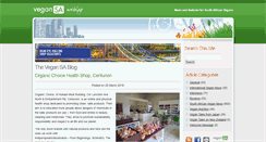 Desktop Screenshot of blog.vegansa.com